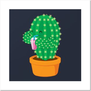 Thirsty Cactus Posters and Art